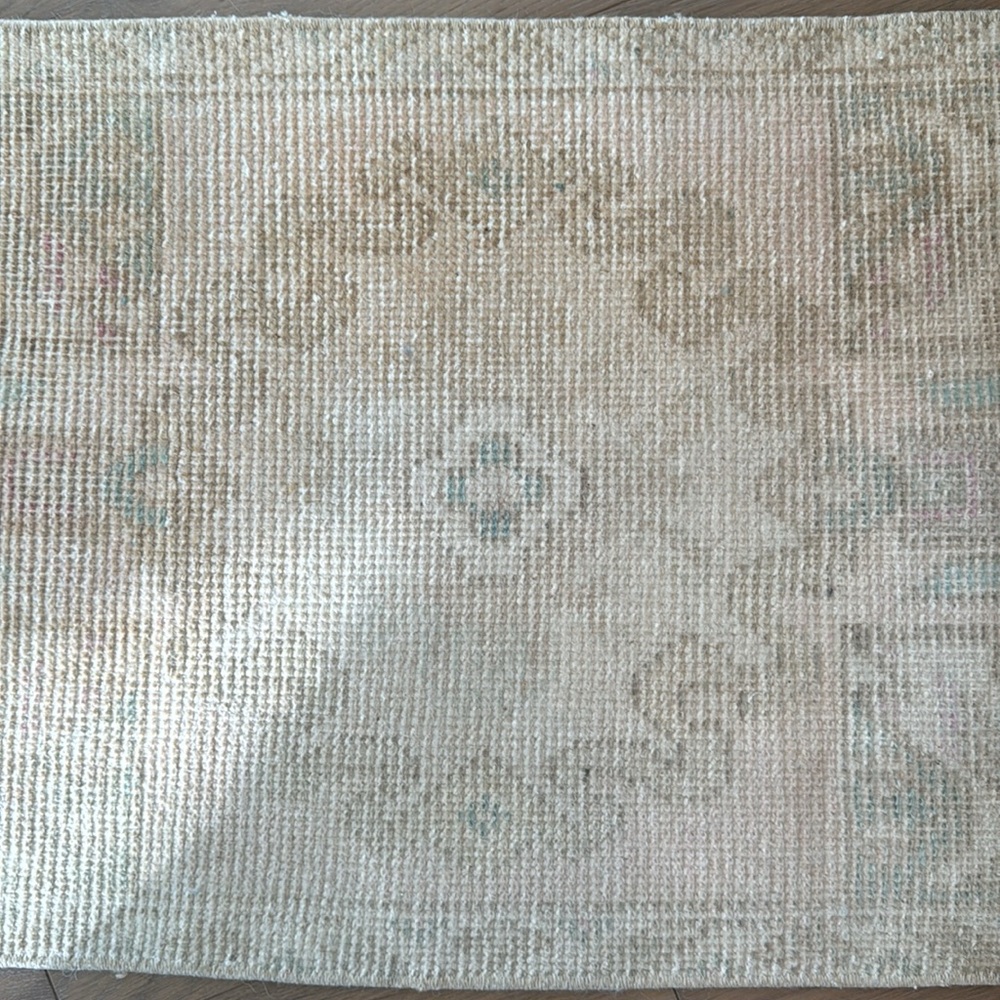 Vintage Turkish Hand Knotted Rug - Picture 6 of 8